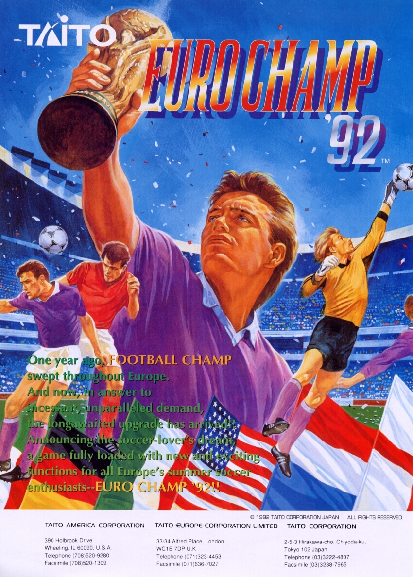 Football Champ (Taito F1 System) (Arcade) (gamerip) (1990